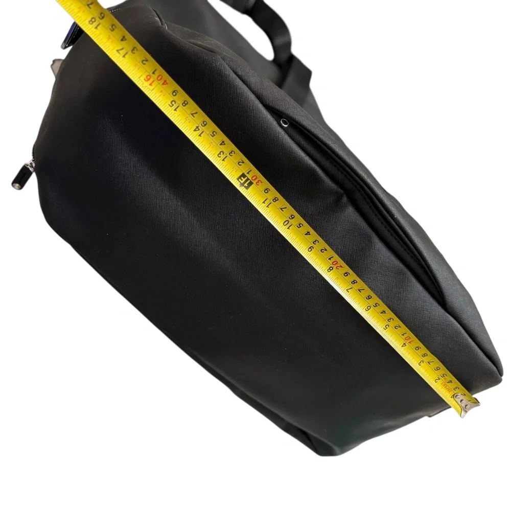 Vessel black skyline lux duffle bag nwt